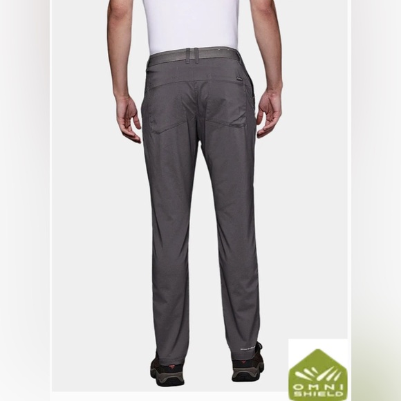 Columbia Mens Grey Omni-Shield Tech Trail II Pant Waist 40”x Length 32”     NWOT - Picture 4 of 16